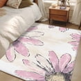 thumbnail image 4 of 3'x5' Area Rugs, Pink Spring Floral Indoor Outdoor Area Rug for Living Room Bedroom, Summer Flowers Botanical Retro Washable Bathroom Rugs Kitchen Floor Carpet Mats Home Decor Aesthetic, 4 of 8