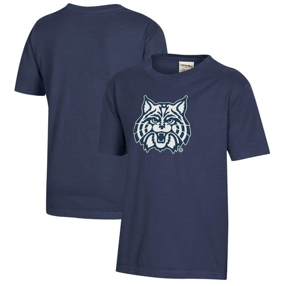 Youth Heather Navy Arizona Wildcats Logo Comfort Wash T-Shirt