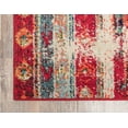 thumbnail image 6 of Unique Loom Yellowstone Sedona Rug Cherry Pink/Blue 5' 1" x 8' Rectangle Striped Bohemian Perfect For Living Room Bed Room Dining Room Office, 6 of 8