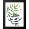 thumbnail image 2 of Vess, June Erica 15x18 Black Modern Framed Museum Art Print Titled - Emerald Tropics IV, 2 of 5