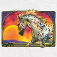 thumbnail image 3 of Tee Hunt Horse Prancing in Sunset Youth T-Shirt Animal Wildlife Mare Stallion Kids Tee, 3 of 5
