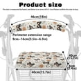 thumbnail image 6 of HELLHERO Seat and Backrest Covers for Elderly Polyester Fabric Back Rest Covers with Washable Reusable Easy Installation Machine Washable & Removable, 6 of 7