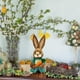 thumbnail image 3 of Lindo conejito de Pascua de paja de primavera para decoración de jardín, bodas, regalos y juguetes. D, 3 of 7