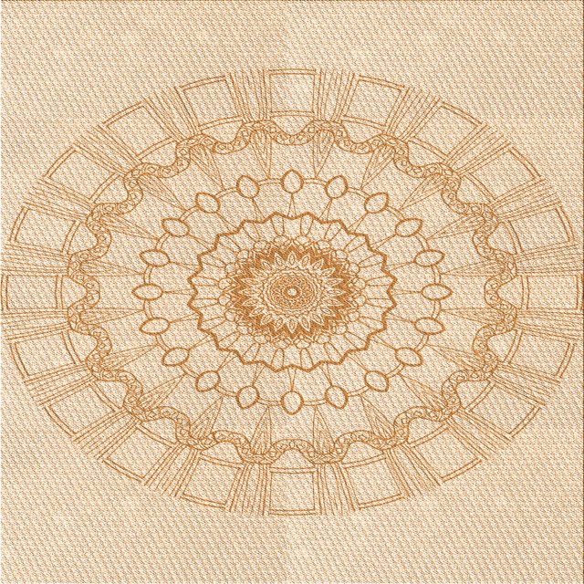 Ahgly Tapis d'Intérieur Lavable en Machine Carré Orange Transitionnel, 5 Pieds Carré