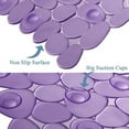 Bath shower mat non slip extra large pebble bathtub mat for kids