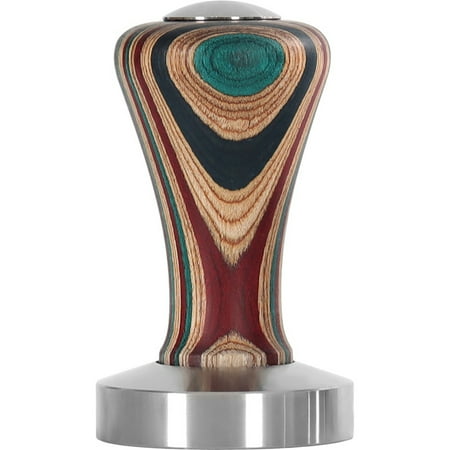 

58MM Wood Handle Coffee Tamper Stainless Steel Base Press Solid Hammer Coffee Accessories for Barista