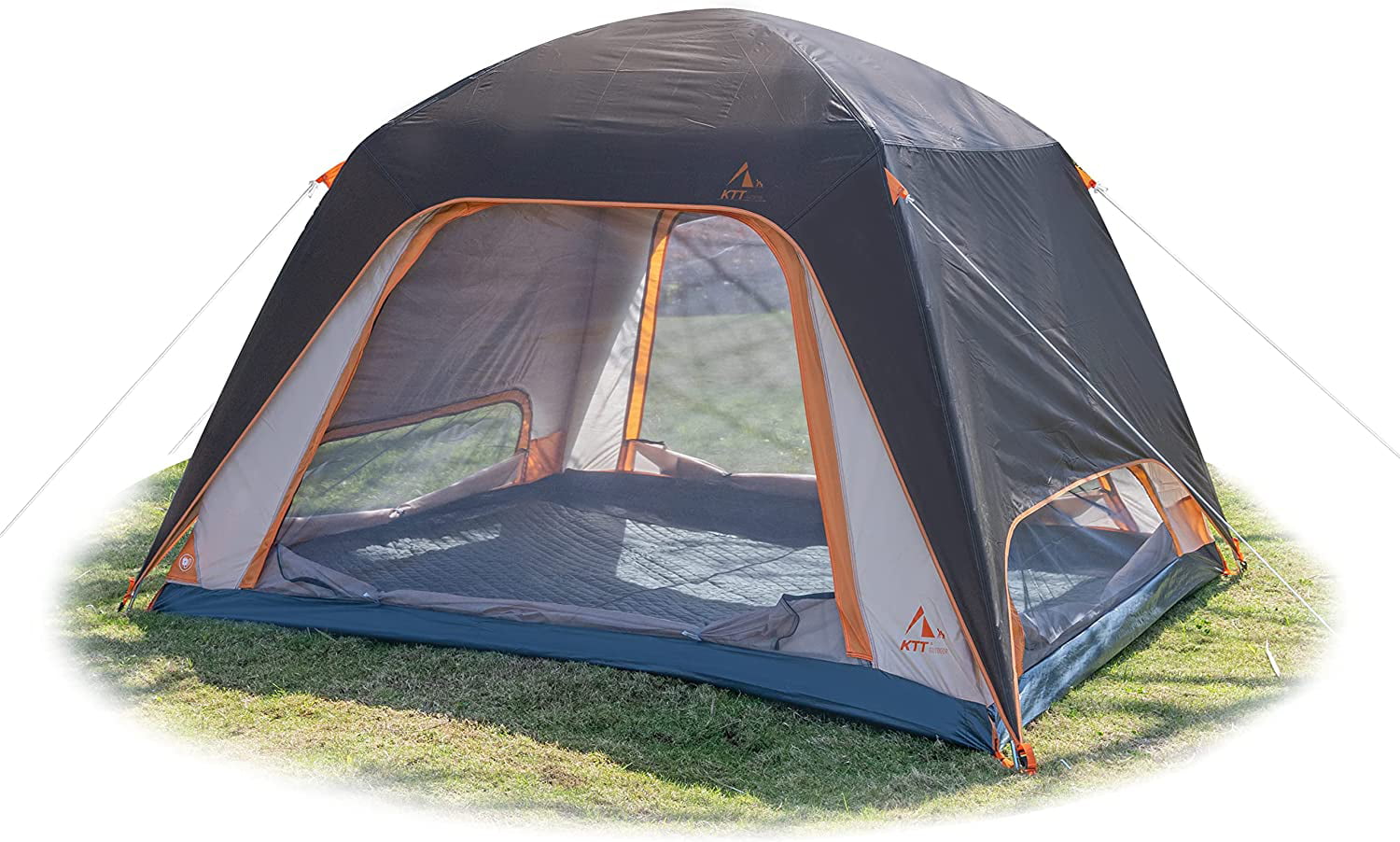  KTT Large Tent 6 Person,Family Cabin Tents,Straight