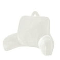 thumbnail image 5 of (2 pack) Mainstays Faux Fur Plush Bedrest Pillow, Specialty Size, Ivory White, 5 of 9