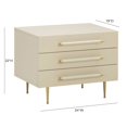 thumbnail image 2 of TOV Furniture Trident Taupe Nightstand, 2 of 9