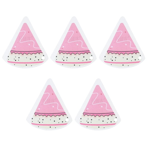REGALWOVEN Cute Pattern Sponge Scrubber Set, Cellulose Compressed Sponges, Non-Scratch Scrub Kitchen Cleaning Sponges Pink 5 Pack