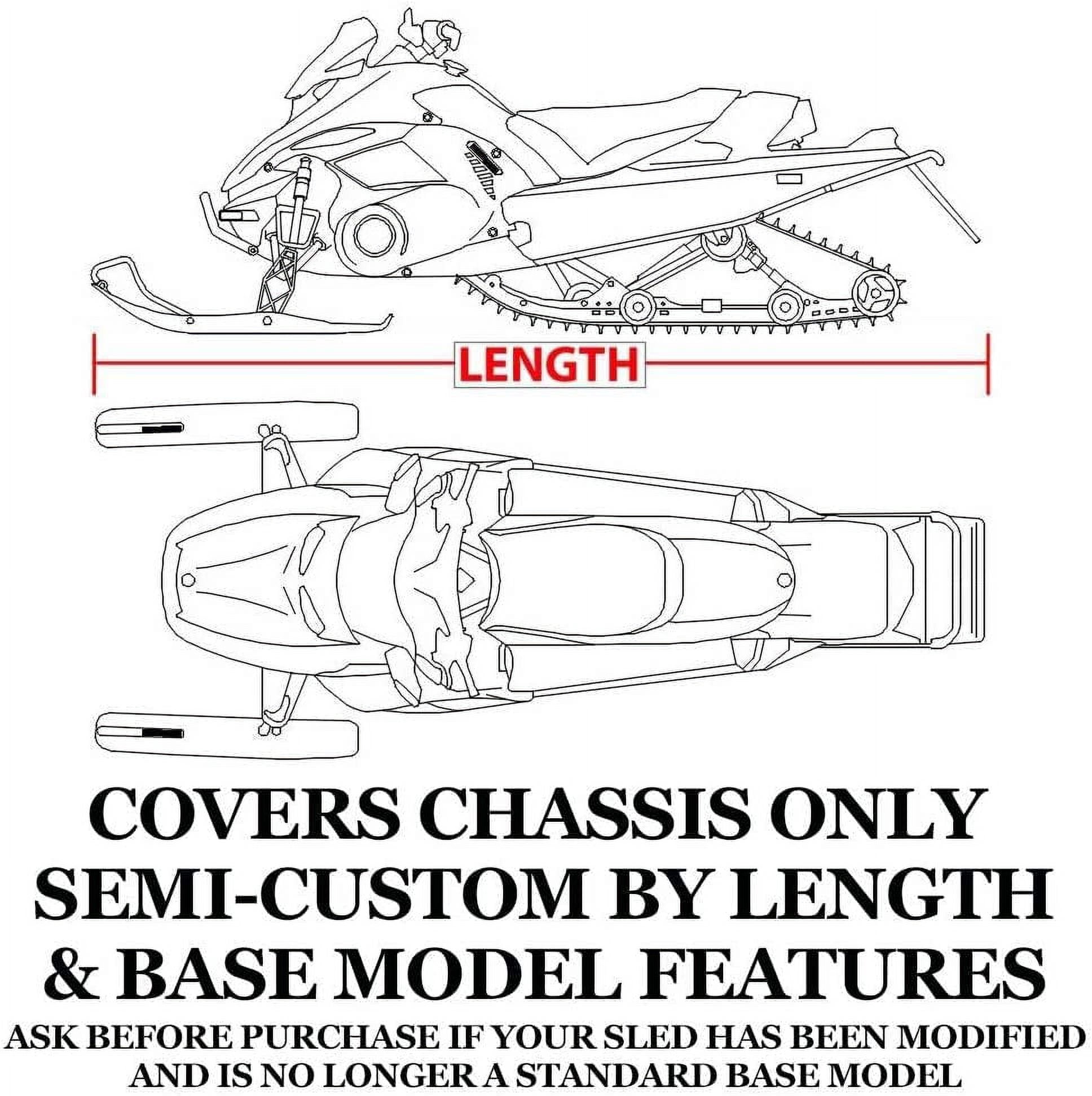 Snowmobile Storage Cover For Arctic Cat M8 SNO PRO 153 (2007-2011) - 200 Denier Weather Protection