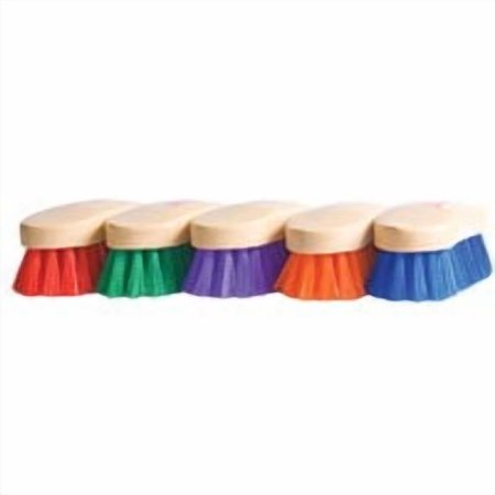 Decker Manufacturing Syn Grooming Brush 95 - Medium Bristle, Ergonomic Handle - Regular, Multicolor