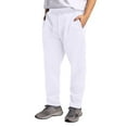 thumbnail image 2 of XIAONU Men's Beige Casual Pants Elastic Waist Drawstring Loose-Fit Trousers Soft Comfort Relaxed Pant, 2 of 5