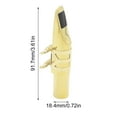 thumbnail image 2 of Embouchure en Laiton Métal Taille 6 pour Débutants avec Capuchon, 2 of 7