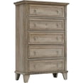 thumbnail image 2 of FOLDLIFE 5 Drawers Dresser for Bedroom, Modern Dresser Chest of Drawers, Tall Bedroom Dressers & Storage Clothes Organizer Metal Handles,Gray, 2 of 8