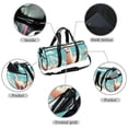 thumbnail image 2 of Alpaca Dance Bag, Weekender Bag, Carry on Bag, Soccer Bag - 17.7 Inches Sports Tote with Interior Zipper Pocket and Large Capacity, 2 of 6