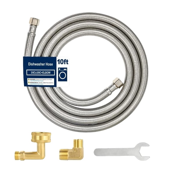 Krydros Stainless Steel, Silver, 10', Compression Elbow Pipe Fittings & Couplers