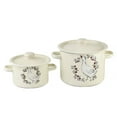 thumbnail image 5 of Novomoskovsjka Posuda Gusak Enamel Stockpot Set of 2 pcs 2.1 Qt (2 L)/4.8 Qt (4.5 L) Enameled Steel Stock Pots with Lids Cooking Pot Stock Pot Set Induction Pot Kitchen Pot Soup Pot, 5 of 11