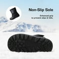 thumbnail image 5 of DREAM PAIRS Kids Snow Boots Boys & Girls Winter Waterproof Mid-Calf Outdoor Warm Shoes Black/Black Camo Size 12, 5 of 5