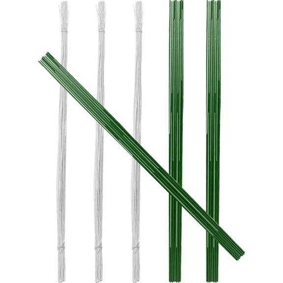 IDEANATEGRATE 200pcs Artificial Floral Stems Flower Supply DIY Handmade Bouquet