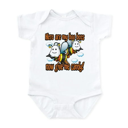 

CafePress - Here Are My Boo Bees Infant Bodysuit - Baby Light Bodysuit Size Newborn - 24 Months