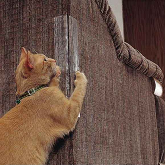 4Pcs Scratching Guard Animal Anti-scratch Pads Sticky Paws Tape Guard Sofa Couch Sofa Furniture Protector, M