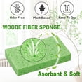 thumbnail image 2 of Temede Cellulose Sponges,Heavy Duty Scrub Sponges,Non-Scratch Kitchen Sponges for Dish,Colorful Compressed Dish Scrubber Sponge for Household,Cookware,Bathroom,6pcs, 2 of 4
