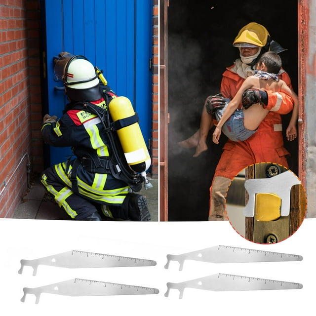 Holiday Gifts! Gspmoly 4Pc Firefighting Tools Stainless Steel Multifunctional Hand Tools and Practical Repair Kit Holiday Gifts