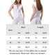 thumbnail image 2 of Chaleco Chaleco básico con cuello en V Estilo casual Traje de trabajo de oficina simple para mujer (Blanco L) Ygjytge Blanco T L para Mujer, 2 of 5