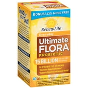 Renew Life - Ultimate Flora Probiotic Everyday - 15 billion - 40 vegetable capsules