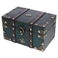 thumbnail image 3 of Masteelf Vintage Hasp Box Decorative Retro Treasure Storage Box for Dormitory Home, 3 of 8