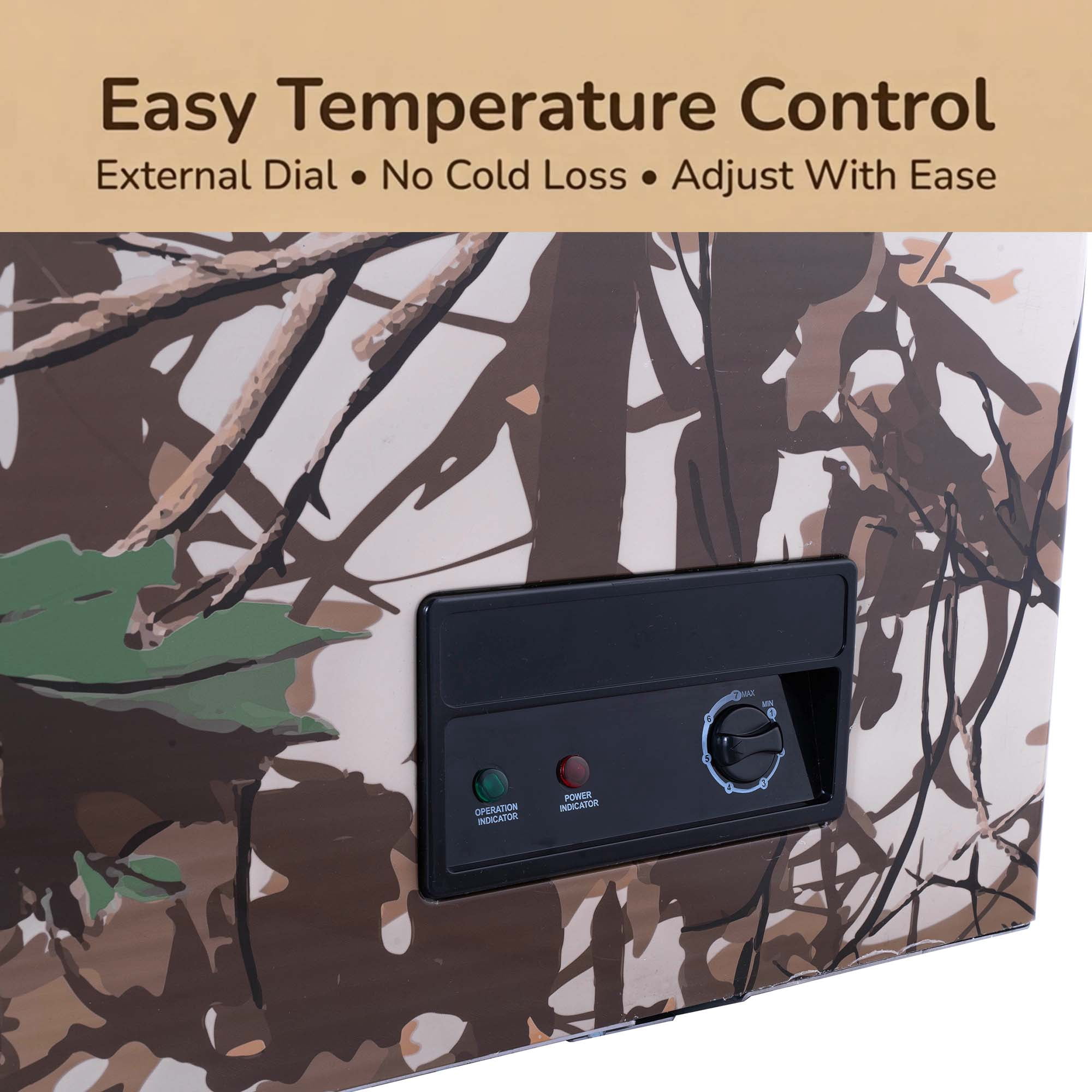 Magnavox 30 Cu. ft. 2-Door Chest Freezer, Garage Ready Hunting Camo Deep Freezer