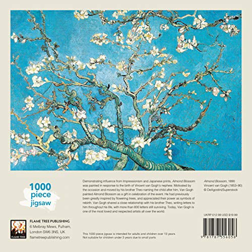 Almond Blossom Vincent Van Gogh 1000 Piece Jigsaw Puzzle 680mm x 490mm pz 
