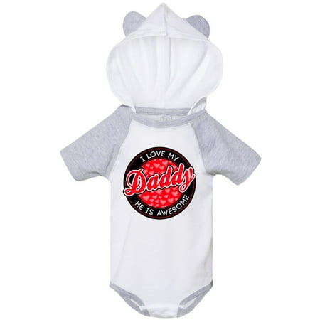 

Inktastic I love my daddy Gift Baby Boy or Baby Girl Bodysuit