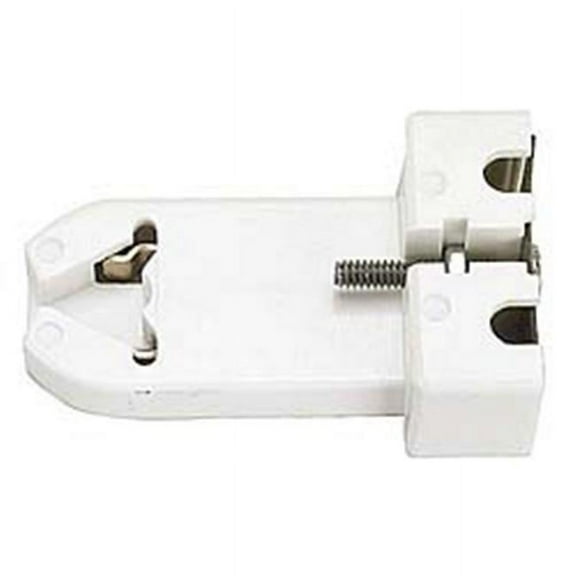Leviton: 390-1W, Standard Fluorescent Lampholder, Pedestal, Screw Mount, White