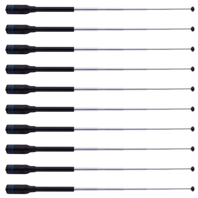 10X NA-773 SMA-F Antena de Doble Frecuencia PortÁTil para UV-5R UV-3R Radio Baofeng