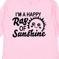 thumbnail image 4 of Inktastic Im a Happy Ray of Sunshine with Happy Sun Boys or Girls Long Sleeve Toddler T-Shirt, 4 of 5