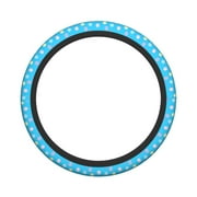XMXY Car Steering Wheel Cover, Vector Circles Colors Non-Slip Jeep Truck Universal Elastic Steering Wheel Protector 15 inch