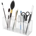 thumbnail image 2 of Porte-stylo en Acrylique à 4 Compartiments, Gobelet Organisateur Transparent pour Crayons pour Comptoir et Bureau, Rangement d'Accessoires, 2 of 6