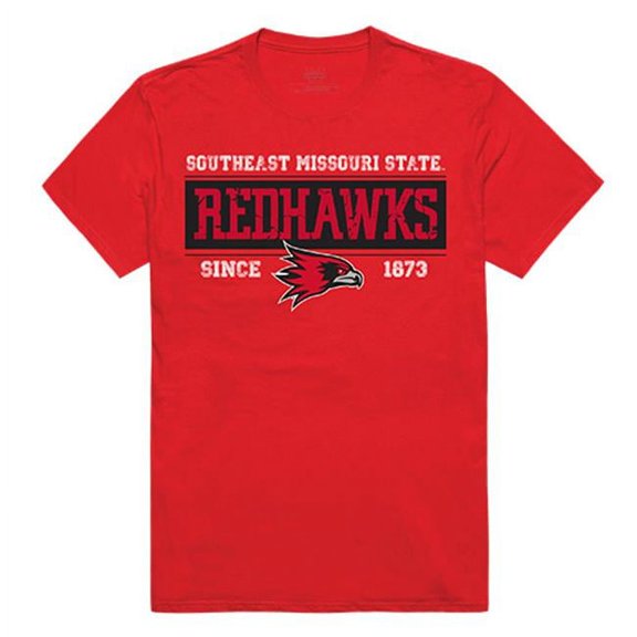 W Republic Apparel 507-149-R58-01 Southeast Missouri State Established Mens Tee, Red - Small