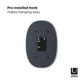 thumbnail image 2 of Umbra Hub Oval Wall Mirror,Grey, 2 of 6