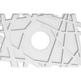 thumbnail image 1 of Ekena Millwork CMP30X20NO-07000 7 in. ID x 10.5 in. Rectangle Novo Architectural Grade PVC Contemporary Ceiling Medallion, 1 of 1