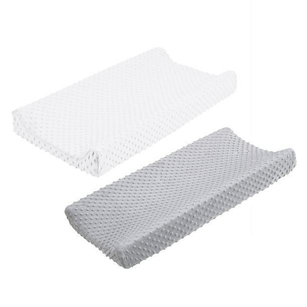 2 fundas de cambiador de poliéster para bebés y niños pequeños.