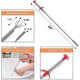 thumbnail image 3 of 6 Drain Piece Drain Hair Cleaning Set Kitchen Pipe Dredge Hook, 3 of 5