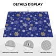 thumbnail image 3 of Balery Golden Snowflakes Royal Blue Alfombrilla de Secado para Cocina, 18x24 Pulgadas, Súper Absorbente para Platos y Encimeras, 3 of 7