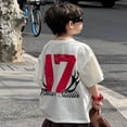 thumbnail image 5 of WOYY Toddler Boys Oversized Graphic T-Shirt Trendy Short Sleeve T-Shirt, Sizes 2-14, 5 of 5