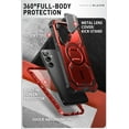 thumbnail image 3 of i-Blason Kickstand Rugged Cell Phone Case for Samsung Galaxy S24 Plus, Red, 3 of 8