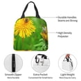 thumbnail image 4 of Honeii Bees Pollinates A Yellow Dandelion Print Lunch Bag Women, Lunch Box Lunch Bag for Women Adult Men, Small Leakproof Cute Lunch Tote Large Capacity Reusable, 4 of 8