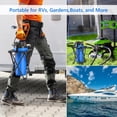 thumbnail image 2 of 4-Layer RV Water Filter with Stand and 7,000 Gallons Capacity, 3/4" GHT Metal Threads Inline Water Filter, Removes Sediments, Chlorine, VOCs, Heavy Metals, Bad Taste, Odor, and More, 2 of 7