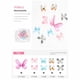 thumbnail image 2 of Película termorretráctil para decoración de uñas con mariposas, acabado pequeño, 2 of 2